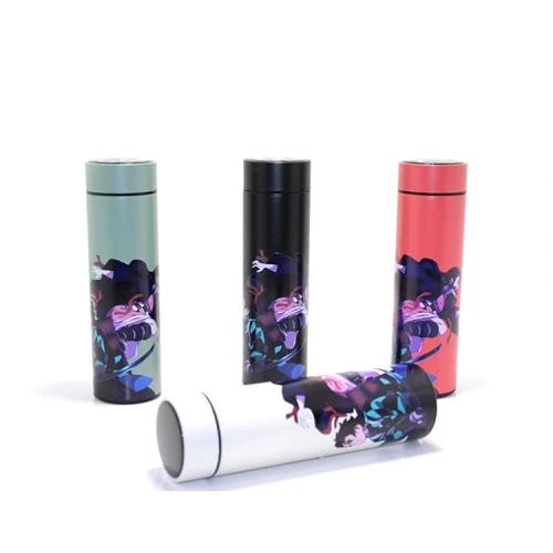 Periboia Anime Baskılı Dijital Göstergeli Termos 500 ml Model 1