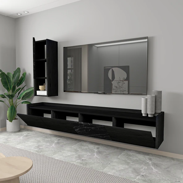 T007 Duvara Monte, Raflı Tv Ünitesi, Tv Sehpası - 3