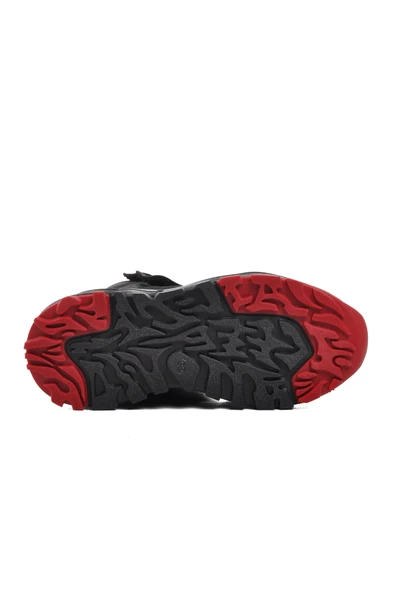 Ayakmod Siyah Ortopedik Unisex Çocuk Kar Botu FY224 F - 5