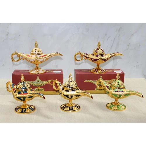 Periboia Mineli Metal Alaaddin Lambası Model 5