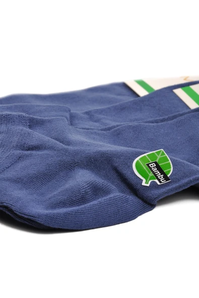 Ayakmod İndigo Bambu Unisex 3'lü Patik Çorap 24K004 - 2
