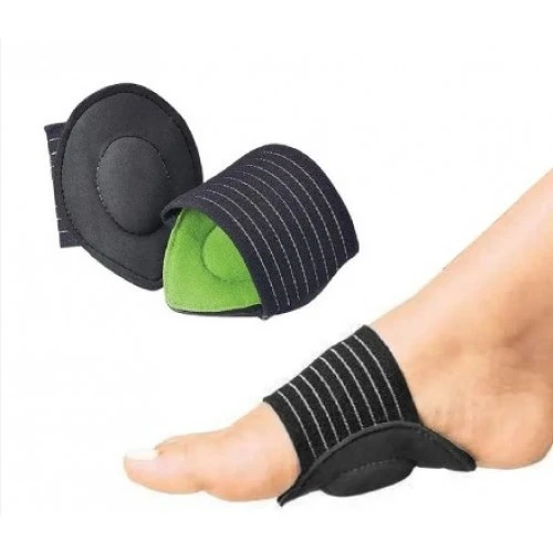 Periboia Siyah Ayak Boşluğu Destek Pedi Esnek Çift - 2