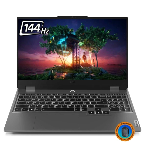 Lenovo LOQ 83JC00CUTR008 Ryzen7 7435HS 32GB 1TBSSD+1TBSSD RTX4070 15.6" FHD FreeDOS Dizüstü Bilgisayar-CNT009 - 2