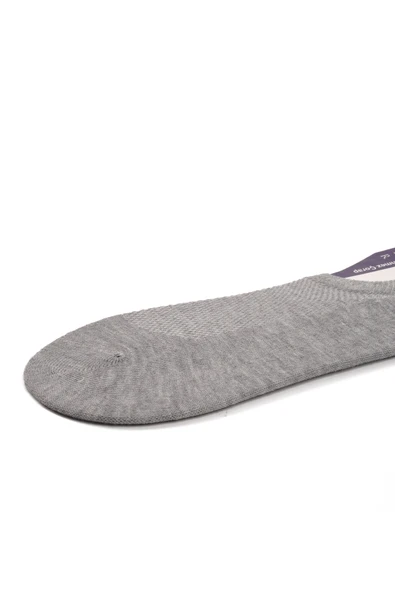 Ayakmod Gri Unisex Babet Çorap 24K002 - 2