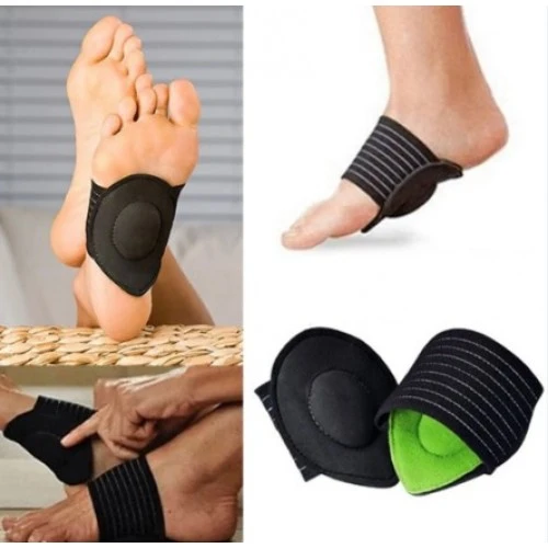 Periboia Siyah Ayak Boşluğu Destek Pedi Esnek Çift