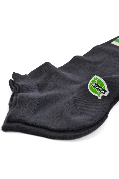 Ayakmod Füme Bambu Unisex Patik Çorap 24K001 - 2