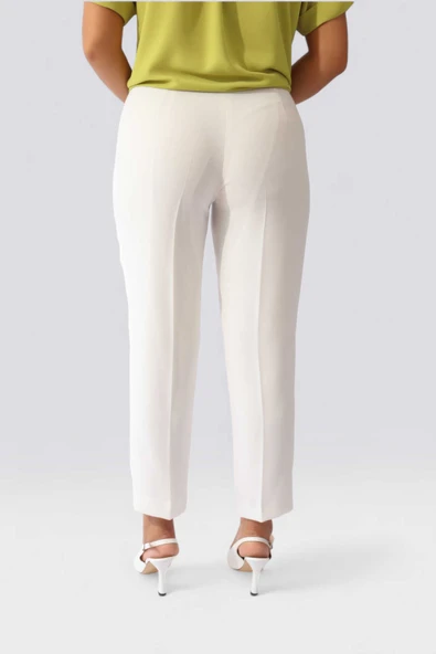 Tolga Saraçoğlu Minimalist Midi Kadın Pantolon - Günlük & İş - 3