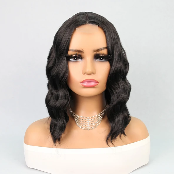 Siyah Küt Tül Peruk