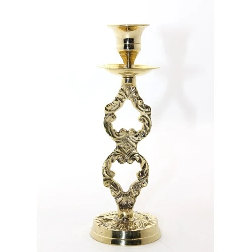 Periboia Tekli Pirinç Şamdan Model 4 ürün görseli