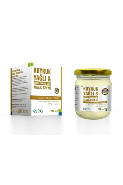 Esila Kuyruk Yağlı Bamya Tohumlu Masaj Kremi 210 ml - 2