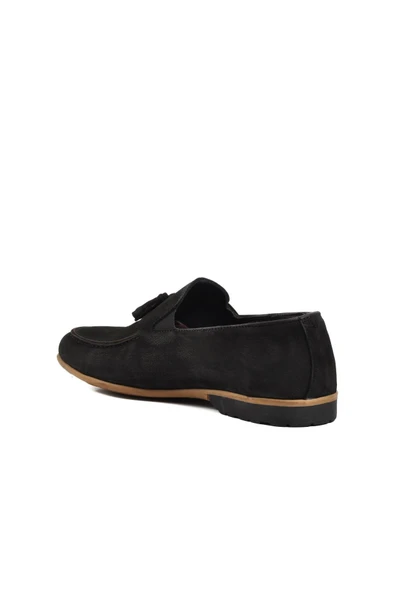 Ayakmod Siyah Nubuk  Erkek Loafer Ayakkabı Ayakmod 7105 M - 4
