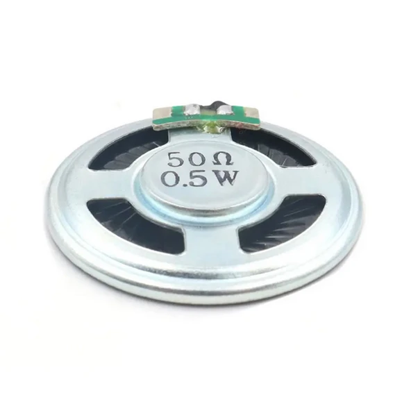 İnce 4cm 50 Ohm 0.5W Hoparlör Yuvarlak Speaker  40mm 0.5 Watt Ses Müzik Amfi Ses Oluşturucu Yüksek Kalite Oyuncak Ürün Tanıtım - Resim 8