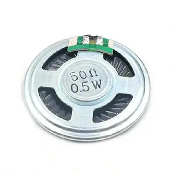 İnce 4cm 50 Ohm 0.5W Hoparlör Yuvarlak Speaker  40mm 0.5 Watt Ses Müzik Amfi Ses Oluşturucu Yüksek Kalite Oyuncak Ürün Tanıtım - Resim 6