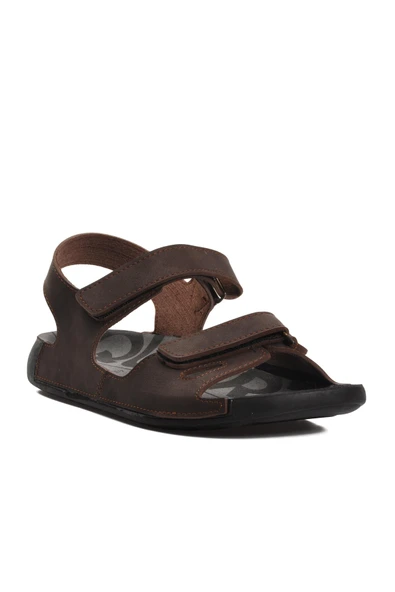 Ayakmod Kahve  Erkek Düz Sandalet Ayakmod  66.006 M - 3