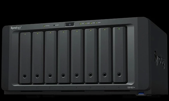 SYNOLOGY DS1821Plus (8 Yuvalı, 4xGE, 2xEsata) Nas Depolama Ünitesi