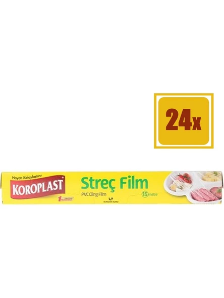 Koroplast Streç Flim 15 Metre x 24 Adet