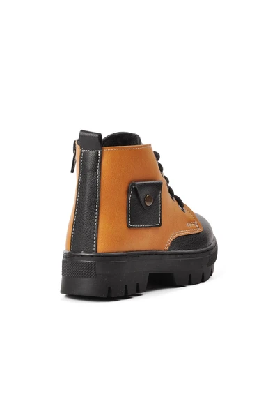 Ayakmod Siyah-Camel  Çocuk Bot Aspor ARZ 2301003 P - 4