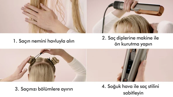 DYSON Airstrait Saç Düzleştirici (Prusya Mavisi/Parlak Bakır) - 12
