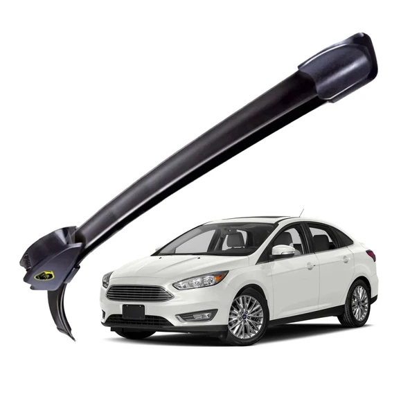 Mega Oto Market RBW Otomobil Sileceği Muz Silecek Takımı 65/43 cm 26/17 inch Ford Focus - Peugeot 207 ile uyumlu