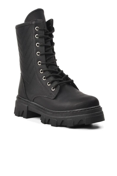 Ayakmod Siyah Kız Çocuk Bot 2216K F - 3