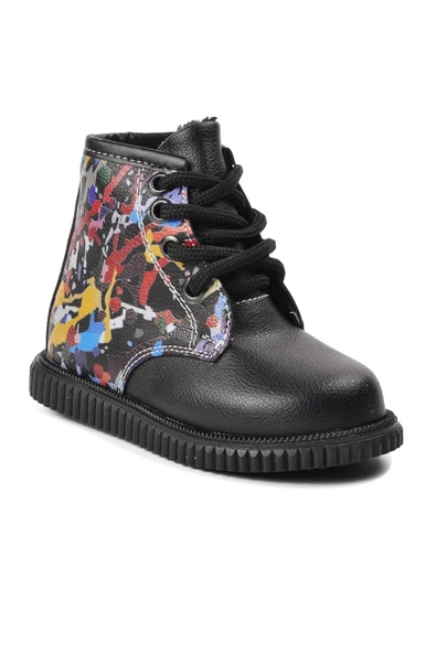 Ayakmod Siyah Unisex Çocuk Bot 2301001 B - 3