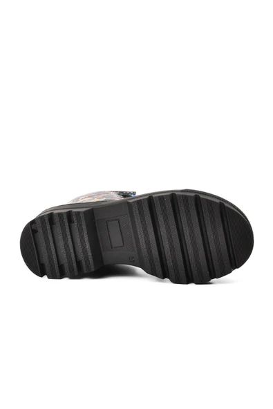 Ayakmod Siyah Ortopedik Unisex Çocuk Bot 2301001 P - 5