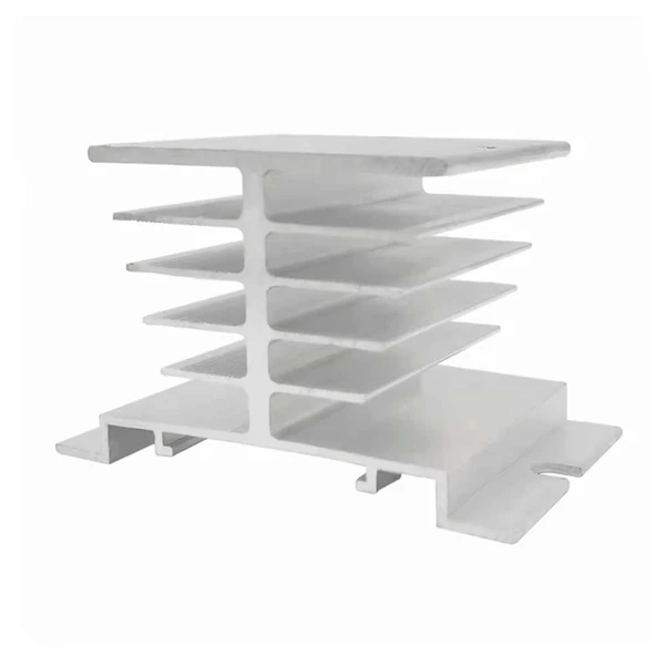 Ssr Alüminyum Soğutucu Blok  Solid State Röleler İçin 10A / 40A Ray Montaj Edilebilir Isı Sıcaklık Düşürücü Radyatör - Resim 5