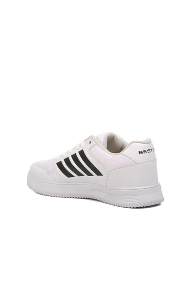 Ayakmod Beyaz-Siyah  Erkek Sneaker BST-B74 M - 4