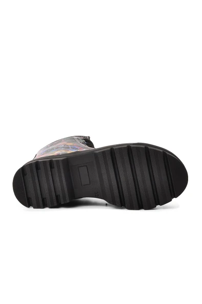 Ayakmod Siyah Ortopedik Unisex Çocuk Bot 2301001 F - 5