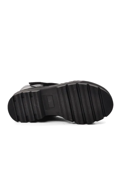 Ayakmod Siyah Ortopedik Erkek Çocuk Bot 2301004 P - 5