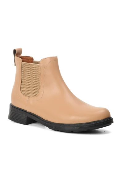 Ayakmod Nude Cilt Kaymaz Taban Kadın Bot 220202 Z - 3