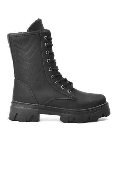 Ayakmod Siyah Kız Çocuk Bot 2216K F