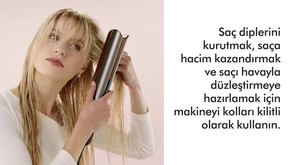 DYSON Airstrait Saç Düzleştirici (Prusya Mavisi/Parlak Bakır) - 10