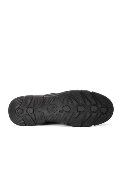 Ayakmod Kum-Siyah Hakiki Deri Erkek Bot 4351 M - Resim 5