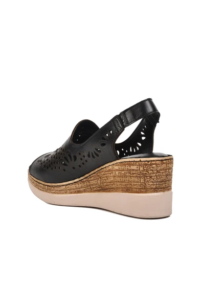 Ayakmod Siyah Kadın Topuklu Sandalet 465165 Z - 4