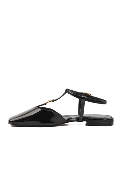 Ayakmod Siyah Hafif Kadın Sandalet 670476 Z - 2