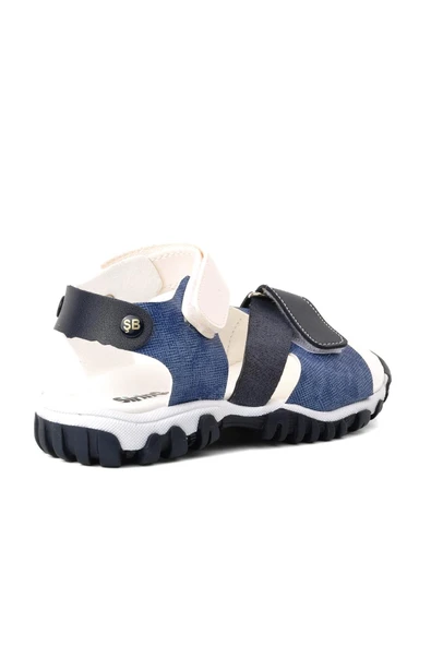 Ayakmod Mavi Ortopedik Erkek Çocuk Sandalet 22Y04 P - 4