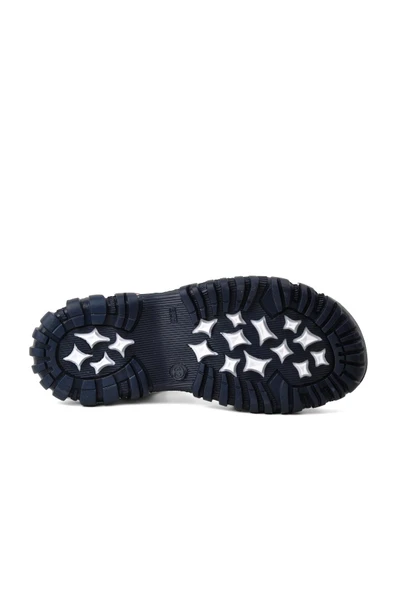 Ayakmod Lacivert-Beyaz Erkek Çocuk Sandalet 22Y04 F - 5