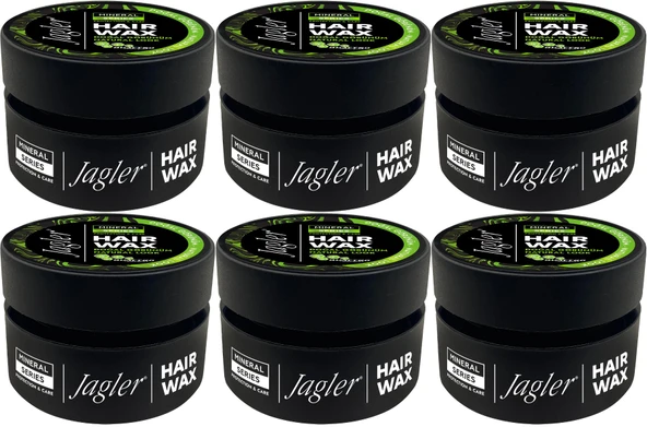 Jagler Süper Wax 150ML Natural Look - Doğal Görünüm (6 Lı Set)