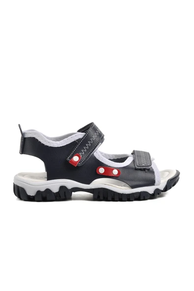 Ayakmod Mavi Ortopedik Erkek Çocuk Sandalet 22Y05 F