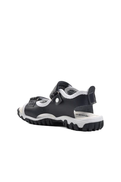 Ayakmod Mavi Ortopedik Erkek Çocuk Sandalet 22Y05 F - 4