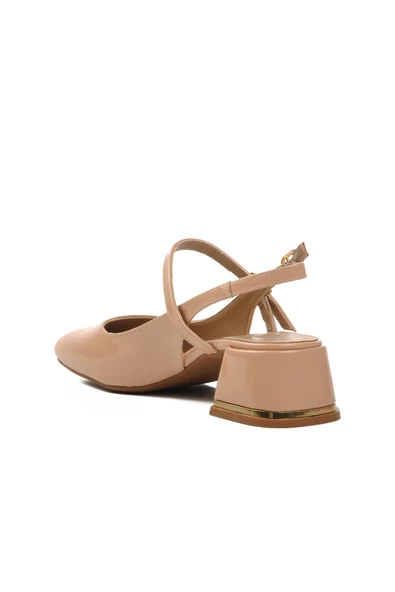 Ayakmod Nude Rugan Kadın Topuklu Ayakkabı 519015 Z - 4