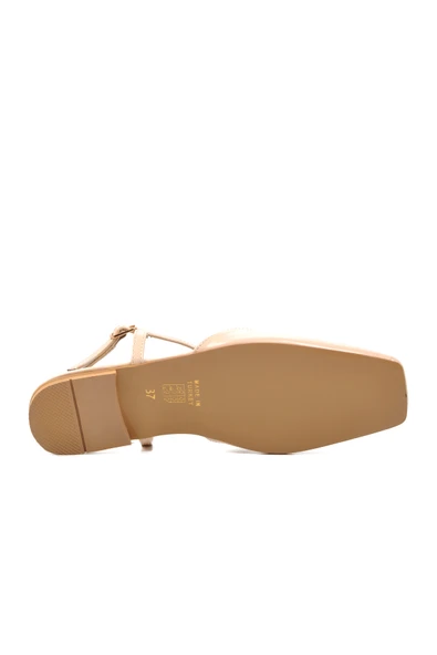 Ayakmod Bej Hafif Kadın Sandalet 670476 Z - 5