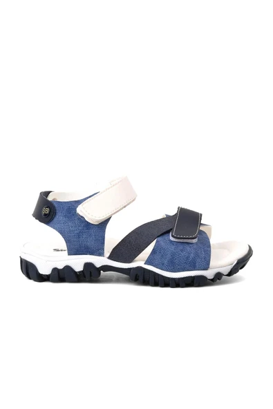 Ayakmod Mavi Ortopedik Erkek Çocuk Sandalet 22Y04 P
