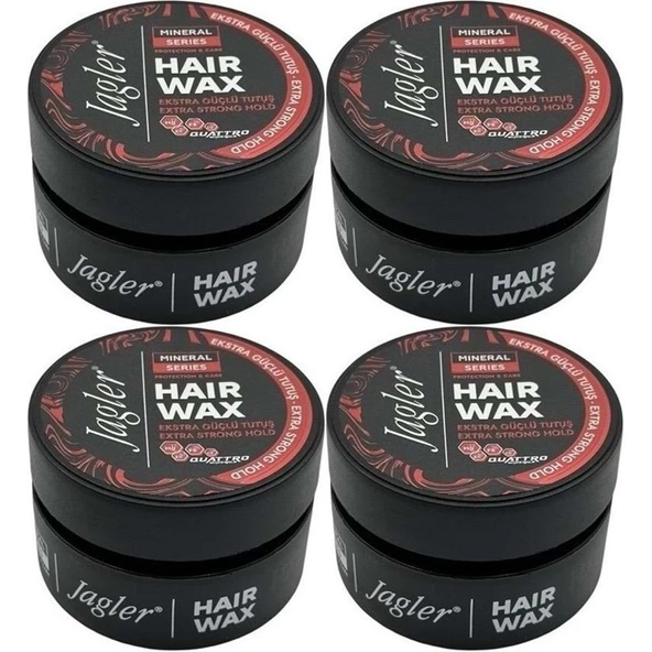 Jagler Süper Wax 150ML Extra Strong hold - Ekstra Güçlü Tutuş (4 Lü Set) ürün görseli