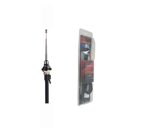 Oscar Gömme anten kademeli krom üniversal