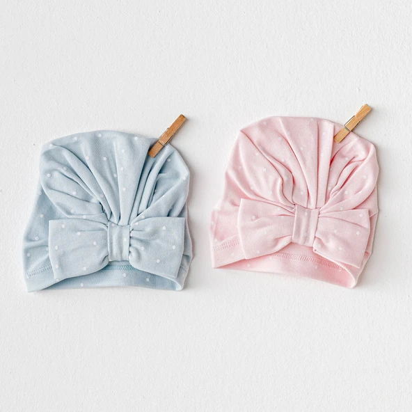 Andywawa Kız Bebek 2 Li Şapka - Resim 2