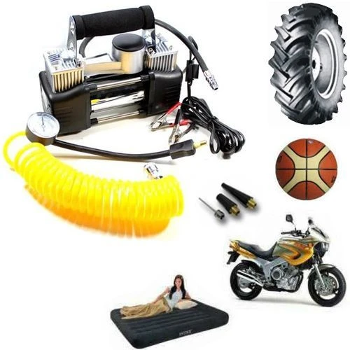 Oscar Araç lastik hava kompresörü metal çift silindir çantalı 150psi  OSCAR - 2