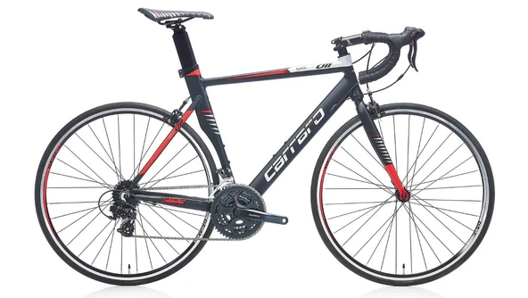 Carraro Race 011 Aero 560H Yol Bisikleti Mat Siyah-Kırmızı-Gümüş