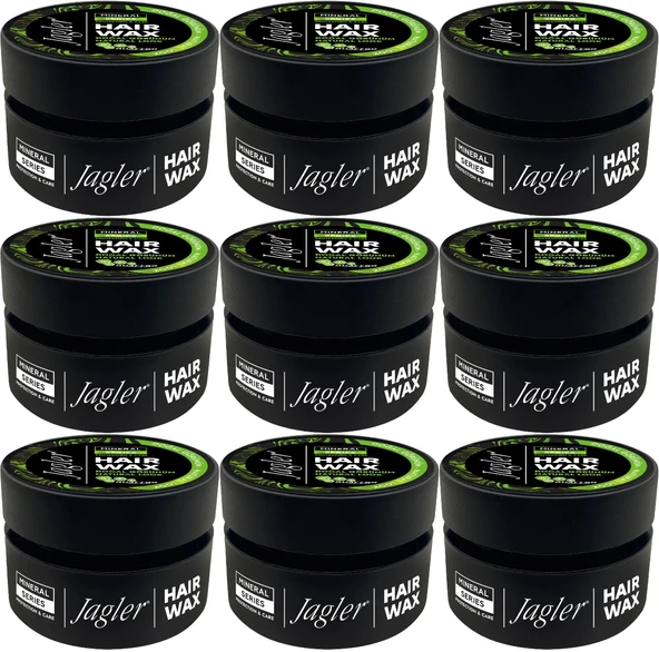 Jagler Süper Wax 150ML Natural Look - Doğal Görünüm (9 Lu Set)